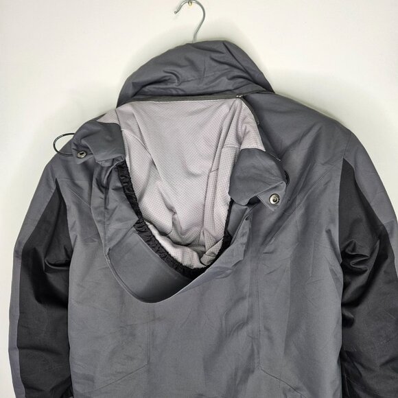 Brooks Brothers ProSport Men's Ski Jacket Sz S Grey Black - Picture 9 of 16